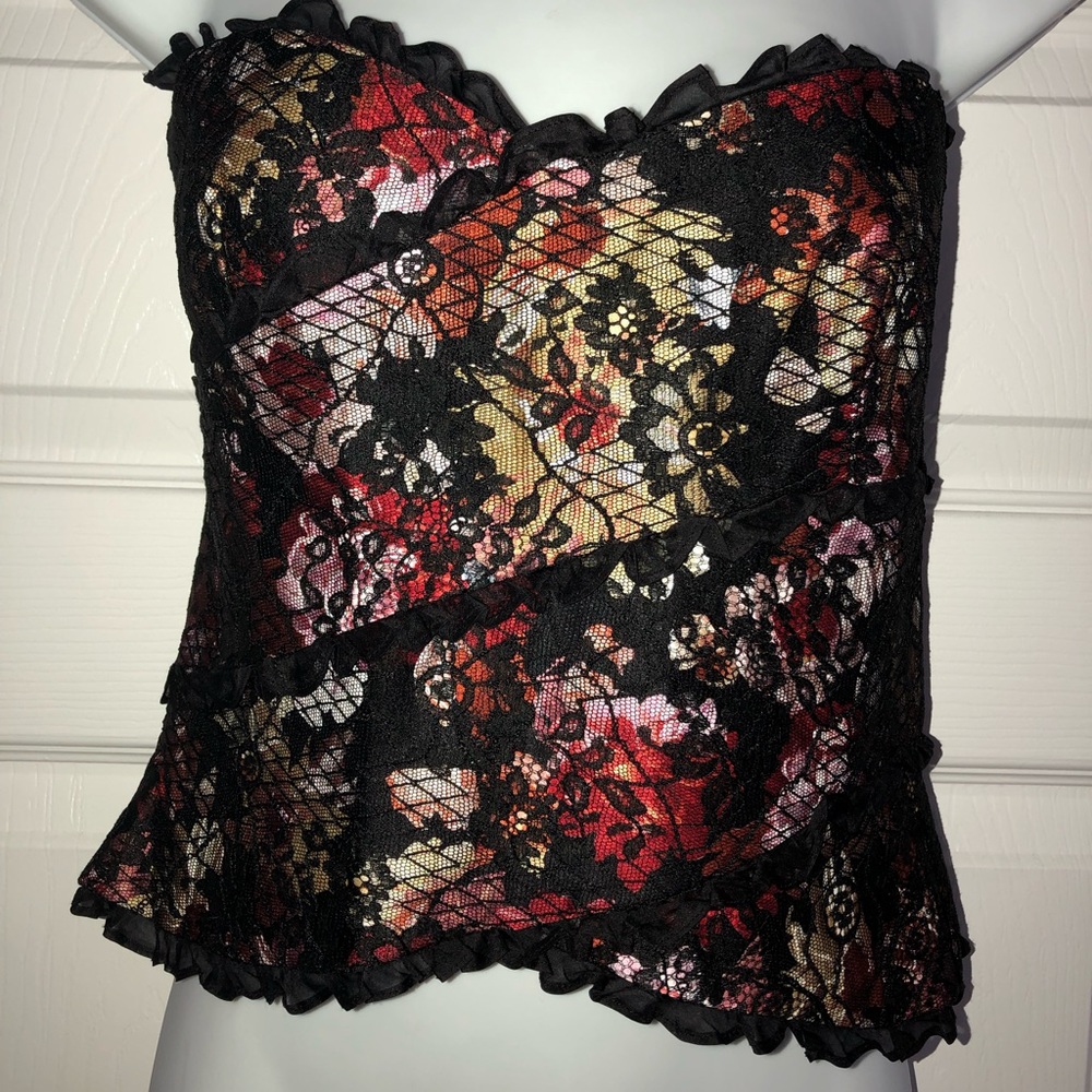 STUNNING LILLIE RUBIN VINTAGE BUSTIER CORSET STRAPLESS